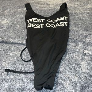 Black one piece